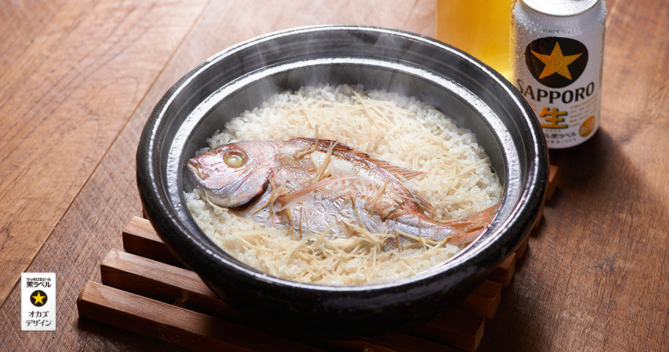 オカズデザインが提案する黒ラベルに合う食40選 鯛飯