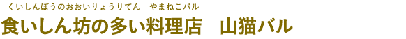 食いしん坊の多い料理店 山猫バル（くいしんぼうのおおいりょうりてん やまねこバル）
