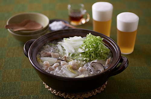 とろとろ白菜とシャキシャキ白菜の中国風鍋